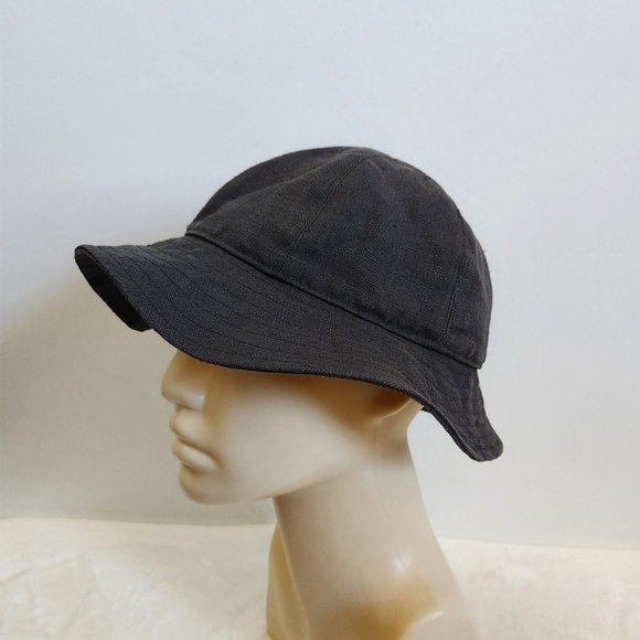 TILLEY Black Hemp Bucket Hat Size Medium - Picture 3 of 12